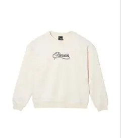 fcmm ローズエンブロイダリークルーネックスウェット