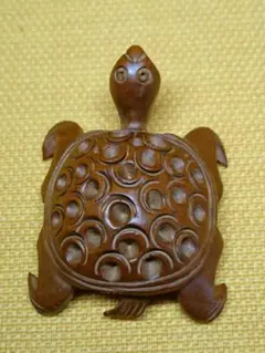 木彫り　亀　一刀彫　木製　古道具　アンティーク　レトロ　雑貨　骨董　手彫り 2025年最新】亀+木彫りの人気アイテム - メルカリ