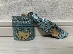 ハローキティ スカーフ付きチャームポーチver.9 ターコイズ