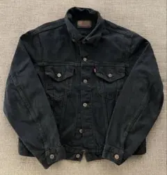 希少 80s Levi's 70506 ブラックデニムジャケット 後染めUSA製