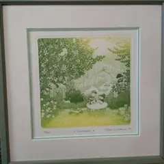 土田穣 「夏に向って」版画額装（ジクレー） - メルカリ