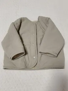 韓国子供服　LINDO サイズ5 ボアアウター　ベージュ リバーシブル