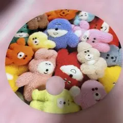 ぽっこし　うちわ　ガチャガチャ　丸型うちわのサムネイル