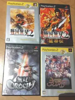 PS2　戦国無双２　OROCHI　ディスガイア　ソフト