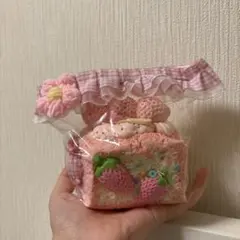 海外スクイーズ　タバスクイーズ　捏捏 イチゴケーキ