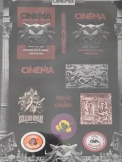 SEKAI NO OWARI THE CINEMA ステッカーシートAのサムネイル