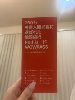 WOWPASS 韓国旅行用プリペイドカード