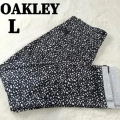極美品✨オークリー ゴルフパンツ レオパード 刺繍ロゴ スカル ストレッチ L