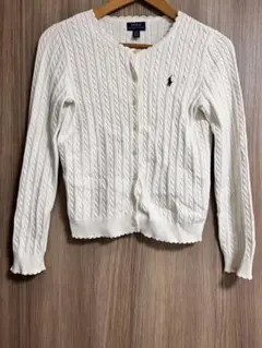 Polo Ralph Lauren ホワイトカーディガンL/G