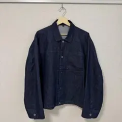 【MUJI】 和紙混 デニムジャケット