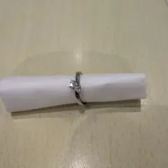 シルバーストーン付きリング