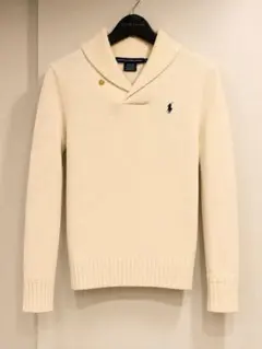 Ralph Lauren Sport ショールカラーニット アイボリーのサムネイル