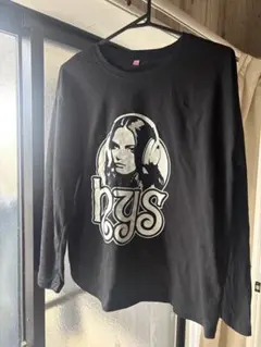 HYSTERIC GLAMOUR 風　長袖Tシャツ ブラック