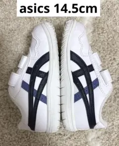 asics 14.5cm ベビーシューズ ホワイト ネイビー ブルー