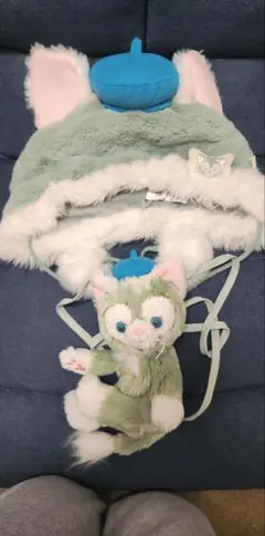 ジェラトーニ　ファンキャップ 上海ディズニー 香港 カチューシャ ポーチセット