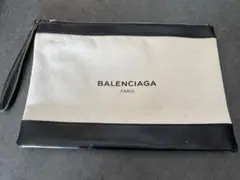 BALENCIAGA クラッチバッグ ベージュ/ブラック