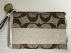 coach コーチ　シグネチャー　コインケース カードケース