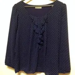 プーラフリーム ドット柄ブラウスのサムネイル