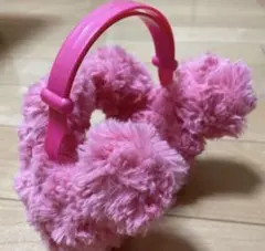 ディズニーリゾート　ピンクファー耳あて・イヤーマフ