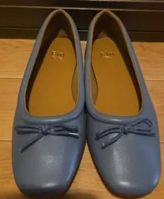 Fin バレエシューズ フラットパンプス ブルーのサムネイル