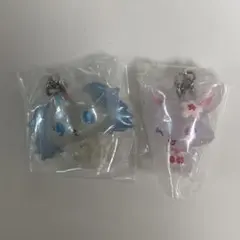 ジュエルペット めじるしアクセサリー キラキラオーロラver.サフィ＆ルビィ2点