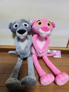 ピンクパンサー むぎゅっとBIGぬいぐるみ ノーマル＆ブラック 全2種セット