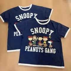 PEANUTS SNOOPY 野球　リンガーTシャツ 2枚セット