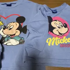 ミッキーマウス トレーナー お揃い　風　100 80