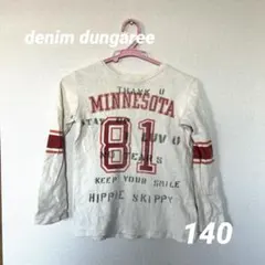 denim dungaree ロンT 140