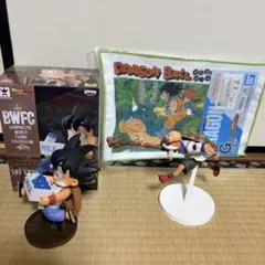 ドラゴンボール　フィギュア　セット　牛乳悟空　亀仙人　おまけ（タオル）付き