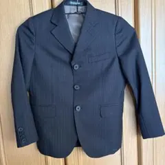 キッズ フォーマルジャケット ダークネイビー ストライプ