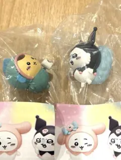 ちいかわ　サンリオなりきりフィギュア　モモンガとくりまんじゅう