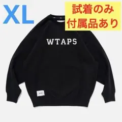 WTAPS academy ロゴ スウェット クルーネック 黒 XL アカデミーのサムネイル