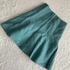 EMPORIO ARMANI フレアスカート グリーン 38 キレイめ 上品