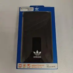 (d3)adidas case iPhoneX/xs ブラック/ホワイト
