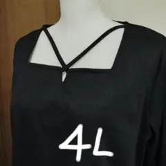 Hina and Komachi クロスネック　プルオーバー4Lサイズ