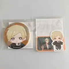 A3!　セガラッキーくじ　缶バッジ　ステッカー　古市左京