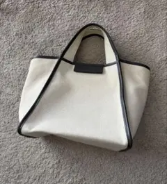 YONFA city tote キャンバストートバッグ ポーチ付き デニム調 - メルカリ