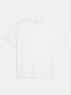​【美品・希少】AMI PARIS アミパリス ホワイトロゴ刺繍 Tシャツのサムネイル