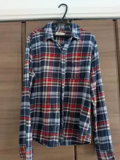 Hollister　ホリスター/チェック柄ネルシャツ 厚手　Sサイズ