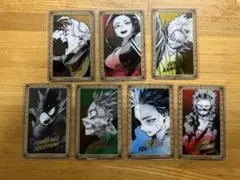 ヒロアカ原画展　箔押しクリアカードコレクション　7枚セット