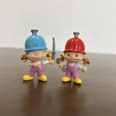 レア　アンパンマン　フィギュア　プラちゃん　マイちゃん　かんたんシスター　レトロのサムネイル