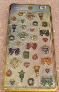 amifa カプセルステッカー きらりんクリスタル シール