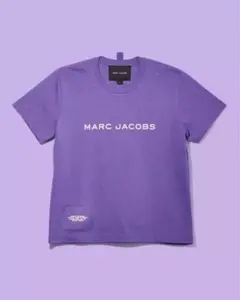 MARC JACOBS コットンロゴTシャツ パープル Mサイズ