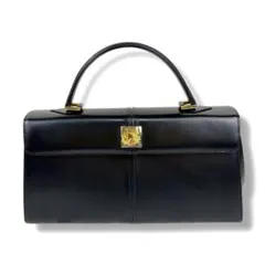 極美品 イブサンローラン カサンドラ ハンドバック レザー ロゴ YSL 黒