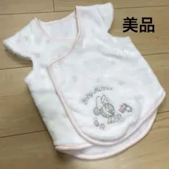 【美品】Disney Baby ミニー フリース ベスト 50〜70cm