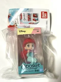 ディズニー　ガチャ　qposket アリエル　ミニチュア　フィギュア