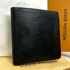 美品❣️ ルイヴィトン　ポルトフォイユ マルコ エピ ブラック ルイヴィトン エピ ポルトフォイユ マルコ 黒 M63652 旧型