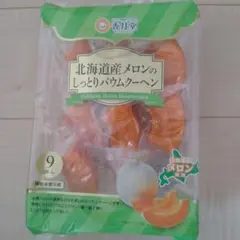 香月堂 北海道産メロンのしっとりバウムクーヘン 9個入　お菓子
