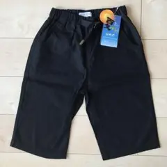 CLOSSHI しまむら　黒 ハーフパンツ 160 麻　リネン　男の子